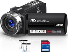 4K 80MP HD Video Camera with