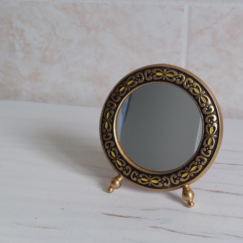 Vintage standing mirror - vintage, table