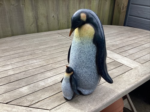 Penguin and baby ornament - and,