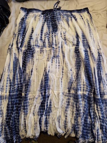Yours clothing maxi skirt blue - clothing,