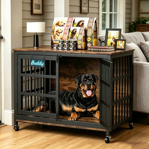 Dog crate furniture end - 46",