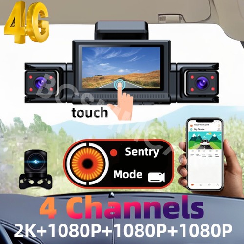 Car dash cam front rear - cam, left