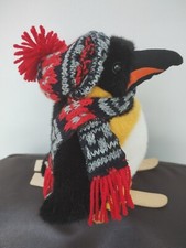 Cute Hamleys Christmas Skiing Penguin Toy - Excellent Condition 