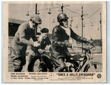Once A Jolly Swagman Original Lobby Card Dirk Bogarde Excelsior JAP 500 Bike