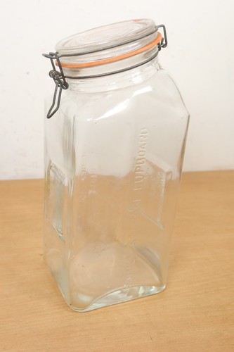 Vintage large glass jar - vintage,