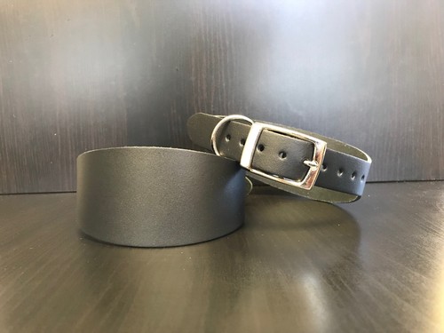 Large leather dog collar - large,