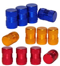 4 x METAL ALLOY TYRE AIR VALVE