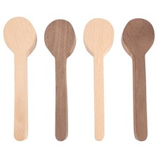 Wood Carving Spoon Blank Beech and Walnut Wood Unfinished Wooden Craft8043