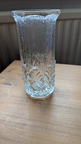 Vintage glass vase fidenza - vintage,