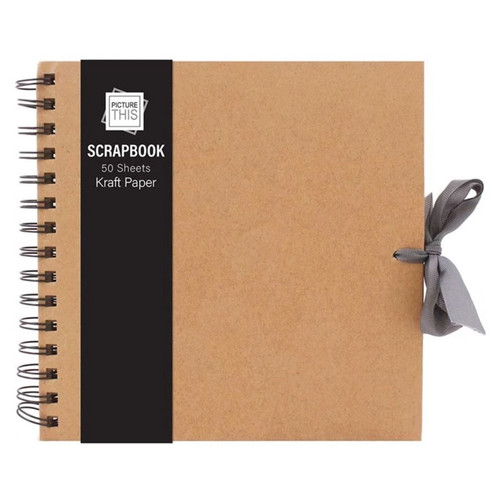 Square kraft scrapbook - square,