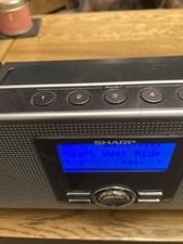Sharp DAB Radio FV-DB2E Crystal-Clear DAB Stereo Sound Fully Working
