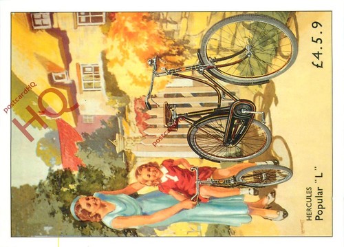 Picture postcard bicycle - picture,