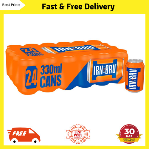 Irn bru fizzy drink - fizzy, cans