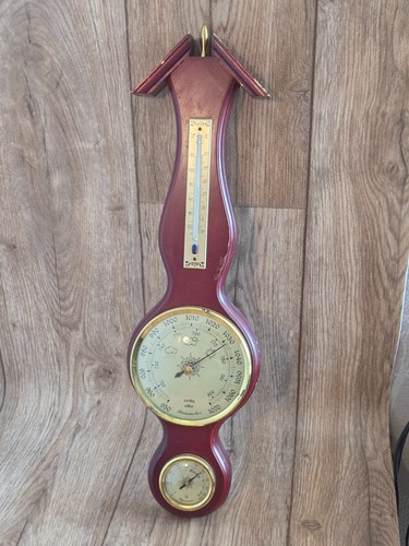 Vintage wooden weather station - weather,