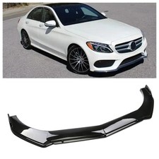 Gloss Front Bumper Lip Splitter Diffuser Body For Benz C-Class W204 C204 S204
