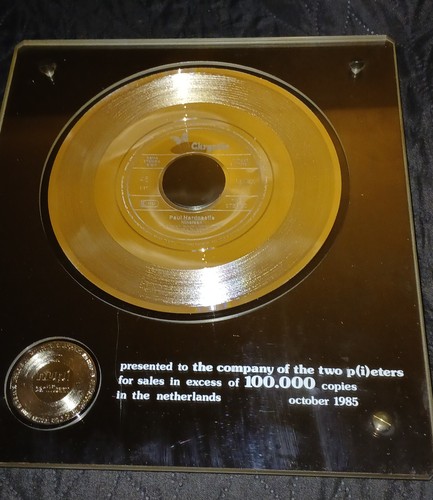 Paul hardcastle platinum disc - hardcastle,