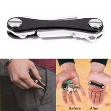 Slim Smart Key Organiser Expandable Keyring Holder Quality Compact Keychain Fob