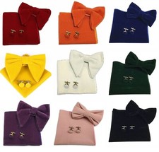 Vintage oversized velvet bow - vintage,