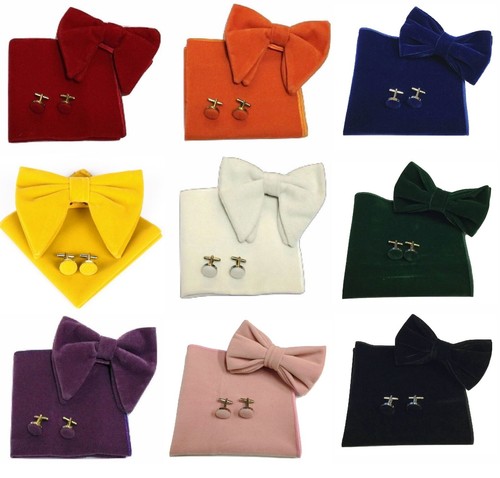 Vintage oversized velvet bow - oversized,