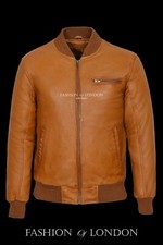 Mens 70S BOMBER Leather Jacket