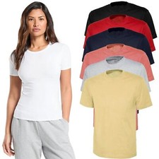 Womens Plain T Shirts Short