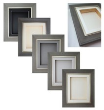 3D Deep Box Wide Grey & Silver