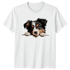 Cute Aussie Dog Peek T-Shirt