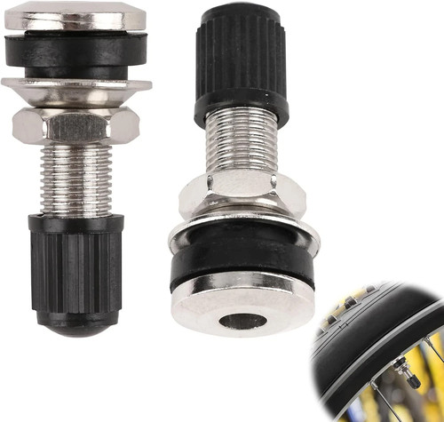 2pcs metal tyre valve stems - metal,