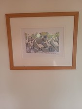 Simon Drew Framed Print Signed