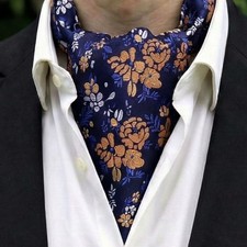Dark Blue with White & Mustard