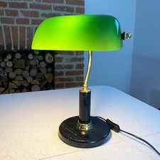 Vintage Green Glass Bankers