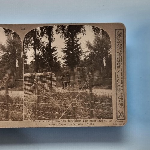 Ww1 military stereoview - military, c1916