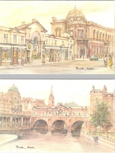 4x6 postcards bath england - bath,,