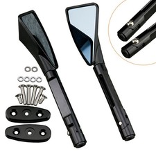 2x Black Rear Side Mirrors Fit Suzuki 01-04 GSXR 1000 & 01-05 GSXR 600