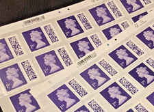 25 x Genuine 1st Class Barcode