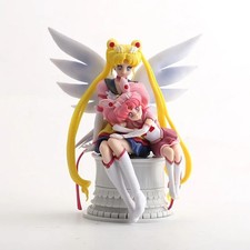 Sailor Moon & Chibi Moon Figures Set - 16cm Collectible Model Toys