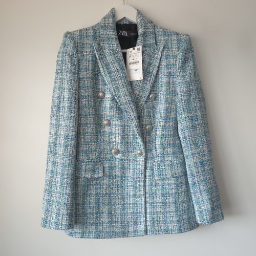 Zara double breasted tweed - double,