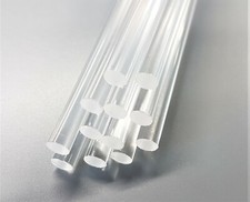 5mm Bar Rod Acrylic Plastic Round Clear Various Lengths 50mm to 600mm long