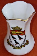 Crested ware bone - ware, china