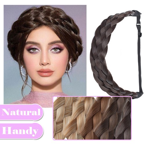 Plaited braided headband - plaited,