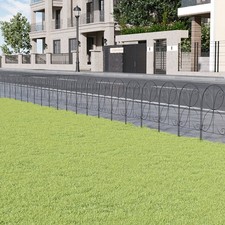 10x Black Wrought Iron Garden