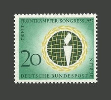 Germany Berlin Stamps 1957 The Congress of Frontline Soldiers - MNH