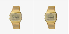 Casio A700W-7AEF Gold Digital Watch Retro Vintage Unisex Stopwatch LED Backlight