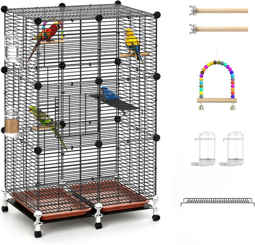 Flight bird cage with stand - flight,