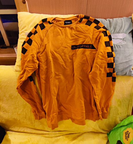 Pull bear orange black men - pull&bear, orange/black