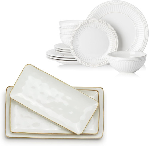 Elegant piece white - 15-piece,
