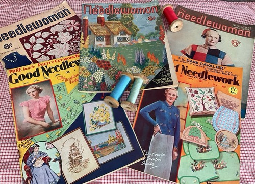 1930s vintage good needlework - good,