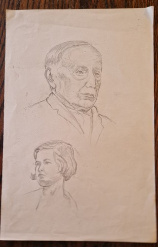 Original vintage portrait - vintage,