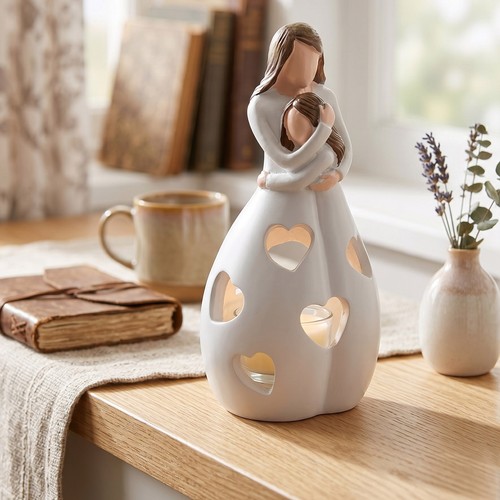 Mother daughter candle holder - mother,