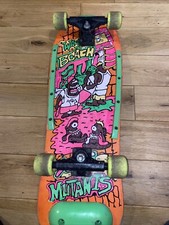 Vintage 80s Surf Mutants Toxic Waste Beach Surfing Mechanix Florida Skateboard